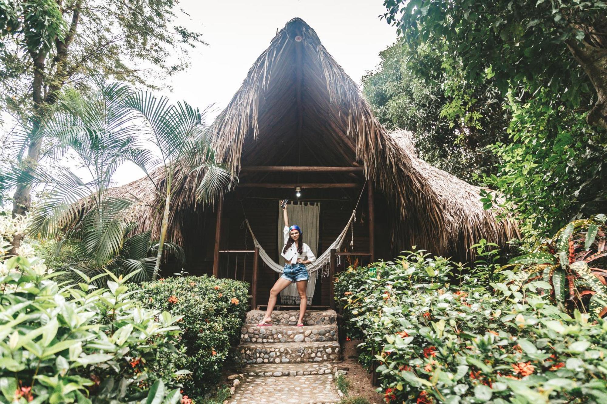 Cabana Wiwa Tayrona Los Naranjos Eksteriør billede